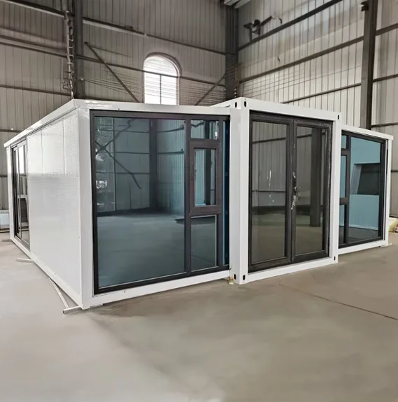 カスタマイズ可能なプレハブ折りたたみ式カフェ拡張可能コンテナ - Sustainable Living Home のレビューと価格